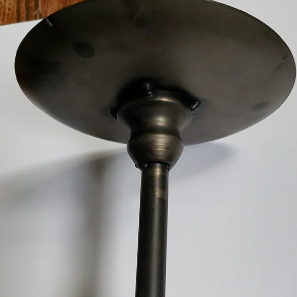 Black Metal Candle/plant Stand 12in - Picture 3 of 10